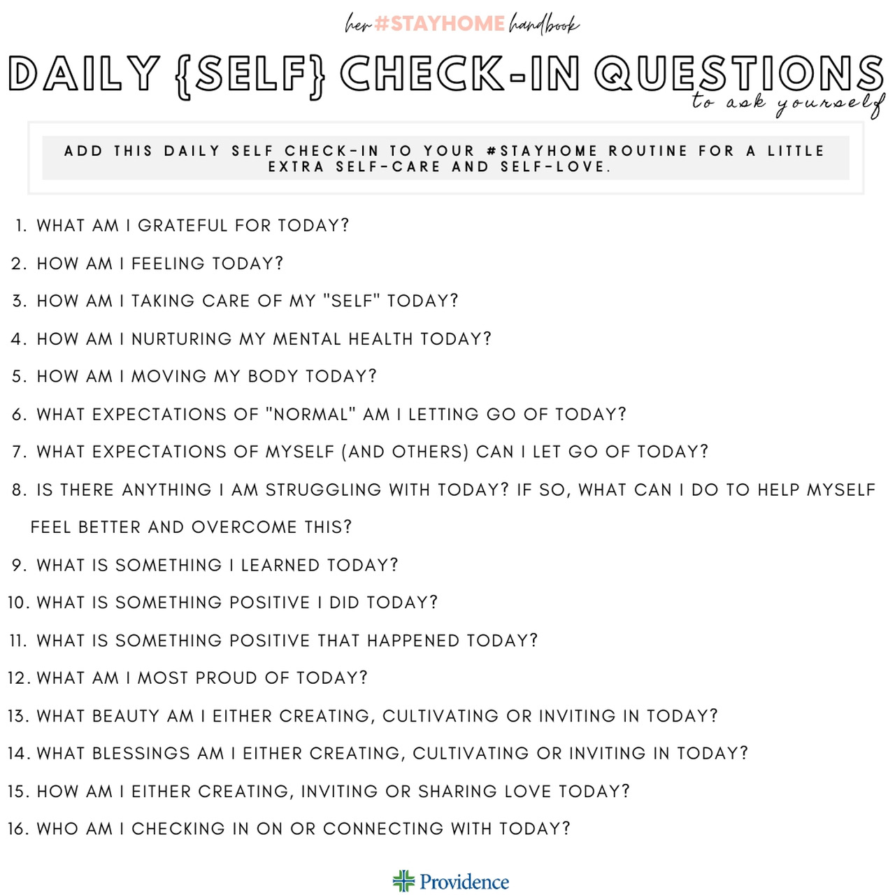 Daily Check-In Questions to Ask Yourself